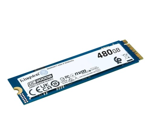 Твердотельный накопитель/ Kingston SSD DC2000B 480GB, M.2 22x80mm, NVMe, PCIe Gen 4x4, 3D TLC, R/W 7000/800MB/s, IOPs 530 000/32 000, TBW 350, DWPD 0.4 (12 мес) Твердотельный накопитель/ Kingston SSD DC2000B 480GB, M.2 22x80mm, NVMe, PCIe Gen 4x4, 3D TLC, R/W 7000/800MB/s, IOPs 530 000/32 000, TBW 350, DWPD 0.4 (12 мес)