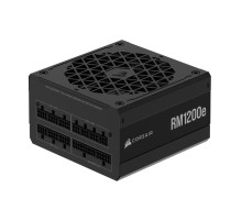Блоки питания/ Power Supply Corsair RM1200e, 1200W 80+ Gold (ATX, 3.1, PCIe 5.1, Full modular, 1x24(20+4)pin, 1x16-pin PCIe, 2x4+4-pin CPU +12V (EPS), 4x4-pin Molex, 2x6+2-pin PCIe, 7xSATA3, 1xUSB Type-C, Active, 140x140mm, 150x150x86mm, APFC, Power cable