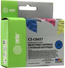 -/ Картридж струйный Cactus CS-C6657 №57 многоцветный (18мл) для HP 450/5145/5150/5151/5550/5552/5650/5