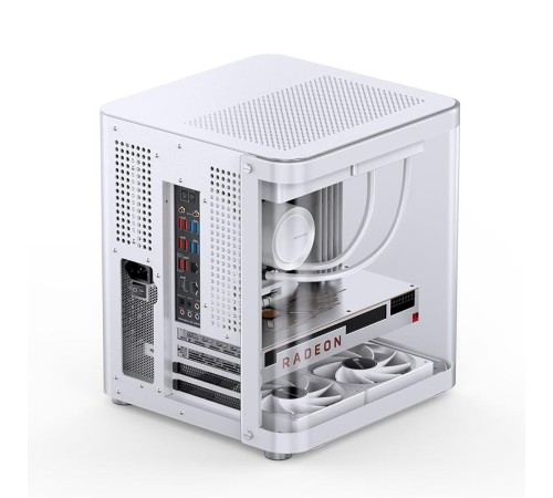Корпус без блока питания/ Case JONSBO TK-1, Mini-Tower, TG, no fan, 1xUSB-A 3.2 + 1xUSB-C 3.2, mATX, mITX White Корпус без блока питания/ Case JONSBO TK-1, Mini-Tower, TG, no fan, 1xUSB-A 3.2 + 1xUSB-C 3.2, mATX, mITX White
