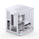 Корпус без блока питания/ Case JONSBO TK-1, Mini-Tower, TG, no fan, 1xUSB-A 3.2 + 1xUSB-C 3.2, mATX, mITX White