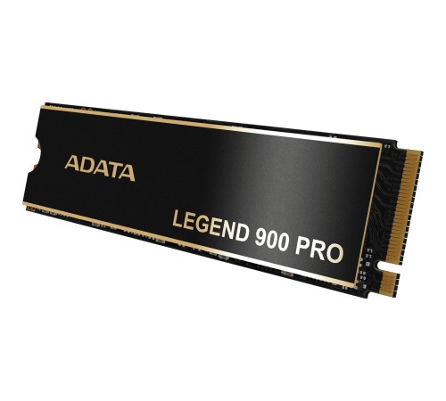 Твердотельный накопитель/ ADATA SSD LEGEND 900 PRO, 4000GB, M.2(22x80mm), NVMe 1.4, PCIe 4.0 x4, 3D NAND, R/W 7400/6500MB/s, IOPs н.д./н.д., TBW 2400, DWPD 0.3 (5 лет)