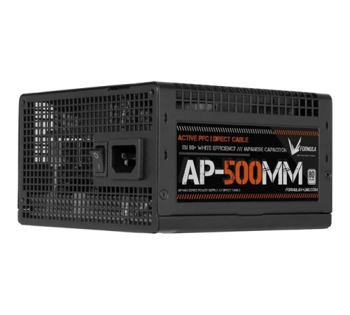 Блок питания Formula V Line AP-500MM, 500W, APFC, 80+, 12cm Fan Блок питания Formula V Line AP-500MM, 500W, APFC, 80+, 12cm Fan