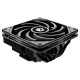 Кулер для процессора ID-COOLING IS-55 BLACK LGA1700/1200/115X/AM5/AM4 низкопрофильный высота 55mm (18шт/кор, TDP 125W, PWM, 5 тепл.трубок + медная база, FAN 120mm, черный) BOX
