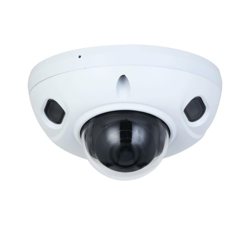 Уличная мини-купольная IP-видеокамера с ИИ, 2Мп; 1/2.8 CMOS; объектив 3.6мм; механический ИК-фильтр; WDR(120дБ); чувствительность 0.002лк@F1.4; сжатие: H.265+ H.265 H.264+ H.264 MJPEG; 3 потока до 2Мп@25к/с; видеоаналитика: SMD 4.0
