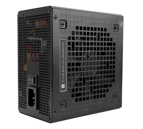 Блок питания ПК/ Power Supply Thermalright, 850W 80+ Gold (ATX, 3.0, PCIe 5.0, Non-modular, 1x24(20+4)pin, 1xCPU 8(4+4)pin, 2xPCIe*2 8(6+2)pin, 5xSATA3, 1x12+4pin (12VHPWR PCIe 5.0 12+4pin 600mm), 3xMOLEX4pin, Active, 120x120mm, 150x140x86mm, APFC, black)