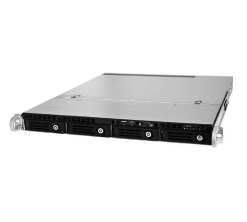 Серверный корпус/ 1U chassis;  Mini-ITX, Micro-ATX, ATX MBs; 4 x 3.5'' hsb; 2 x USB; 1 x COM port (Front); 1 x FH expantion slot; 600W (1+1) (80 Plus Platinum); no rails