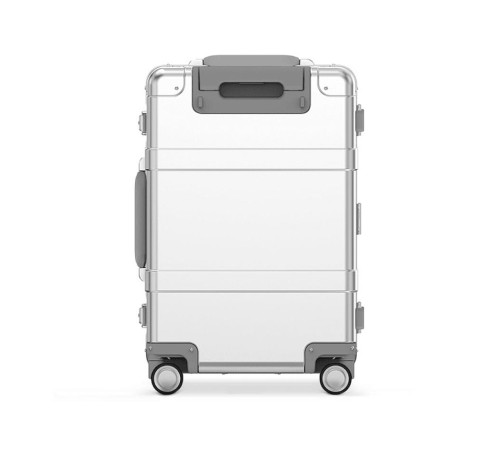 Чемодан NINETYGO Metal Luggage  24" серебристый 105001 (Вскрытая упаковка)