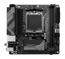 Материнская плата/ MB GIGABYTE AMD A620 sAM5, 2xDDR5(96GB), HDMI 2.1/DP, 1xPCIe 4.0x16, 1xLAN (2.5GbE), Wi-Fi, BT, 2xSATA 6Gb/s, 1xM.2, 1xUSB-C, 2xUSB 3.2, 3xUSB 2.0, mini ITX