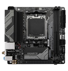Материнская плата/ MB GIGABYTE AMD A620 sAM5, 2xDDR5(96GB), HDMI 2.1/DP, 1xPCIe 4.0x16, 1xLAN (2.5GbE), Wi-Fi, BT, 2xSATA 6Gb/s, 1xM.2, 1xUSB-C, 2xUSB 3.2, 3xUSB 2.0, mini ITX