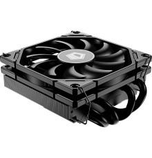 Кулер для процессора/ CPU Cooler ID-COOLING IS-40X V3 (100W, 4-pin PWM, 45mm, Al, 4x6mm, 1x92mm, 46CFM, 35.2dBA, 2800RPM, S: 1851/1700/1200/115X, AM5/AM4, Black)