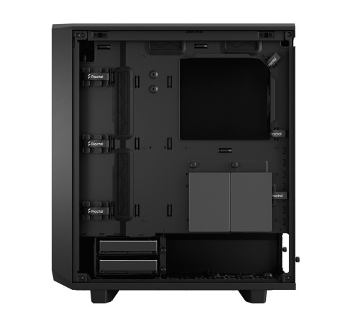Корпус ПК без блока питания/ Case Fractal Design Meshify 2 Compact Solid, Midi-Tower, 2x140mm + 1x120mm, 2xUSB-A 3.2 + 1xUSB 3.2 Type-C ATX, mATX, mITX Black