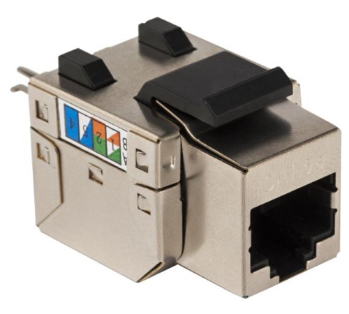 Модуль Keystone RJ45, Cat.5E, STP, 90 градусов, белый Модуль Keystone RJ45, Cat.5E, STP, 90 градусов, белый
