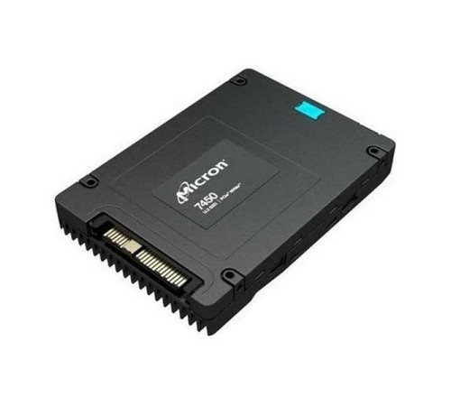 Твердотельный накопитель Micron 7450 MAX 6.4TB NVMe U.3 (15mm) PCIe NVMe Gen4 1x4 (v1.4) R6800/W5600MB/s 3D TLC MTTF 2М 1M/400K IOPS 35000TBW SSD Enterprise Solid State Drive, 1 year, OEM