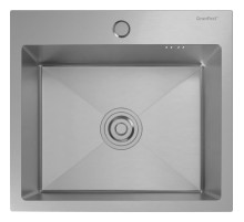 Кухонная мойка GRANFEST 4844 inox 1 чаша 435*340*205, монтаж: врезной, материал: нержавеющая сталь, цвет: нержавеющая сталь