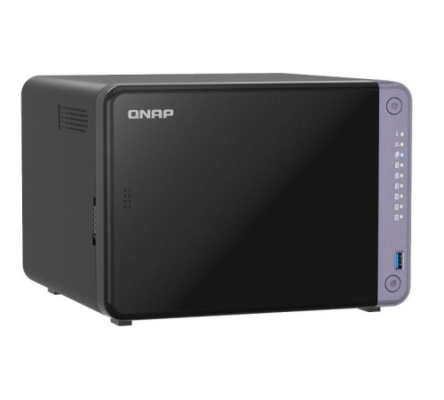 Сетевое хранилище без дисков/ SMB QNAP TS-632X-4G 6-bay 3.5" desktop NAS, AL524 4C 2.0GHz, 4GB DDR4 RAM (max 16GB), 2 x 10GbE SFP+, 2 x 2.5GbE, 1 x PCIe Gen3, 2 x USB 3.2 Gen1