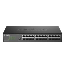 Коммутатор D-Link Неуправляемый коммутатор, 24x1000Base-T, защита от статического электричества до 1 кВ, корпус металл