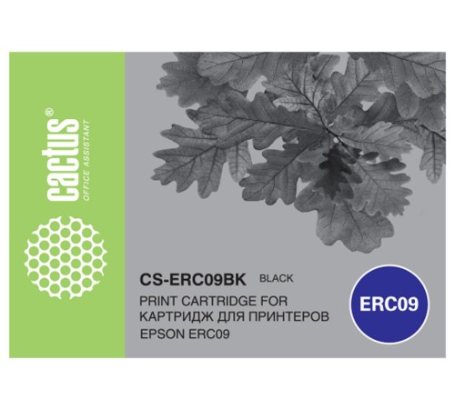 -/ Картридж матричный Cactus CS-ERC09BK черный для Epson ERC09