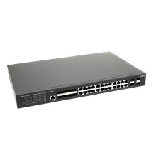 PoE Коммутатор OSNOVO SW-32G4X-3L Управляемый L3 PoE коммутатор Gigabit Ethernet на 16xGE RJ-45 c PoE + 8xGE Combo (RJ-45 + SFP) + 4x1G/10G SFP+ Uplink. Порты: 16 x GE (10/100/1000 Base-T) с поддержкой PoE (IEEE 802