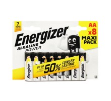 Батарейка AA/ Батарейка Energizer Alkaline power LR6 AA BL8 Alkaline 1.5V (8/96) (8 шт.)