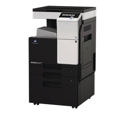 Лазерное многофункциональное устройство Konica Minolta bizhub 287 (МФУ, A3, 28 стр./мин, без крышки и ADF, без тумбы, без картриджей, без кабеля питания, запуск только инженером платно)