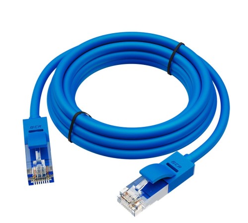 GCR Патч-корд прямой 35.0m UTP кат.5e, синий, позолоченные контакты, 24 AWG, литой, ethernet high speed 1 Гбит/с, RJ45, T568B, GCR-50947 GCR Патч-корд прямой 35.0m UTP кат.5e, синий, позолоченные контакты, 24 AWG, литой, ethernet high speed 1 Гбит/с, RJ45, T568B, GCR-50947