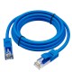 GCR Патч-корд прямой 35.0m UTP кат.5e, синий, позолоченные контакты, 24 AWG, литой, ethernet high speed 1 Гбит/с, RJ45, T568B, GCR-50947