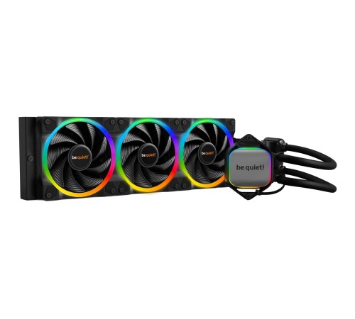 Водяное охлаждение для процессора/ Water Cooling System be quiet! PURE LOOP 2 FX 360mm (290W, 360mm, Black, ARGB/ Fans: 3x120mm, 52.3CFM, 34dBA, 2500RPM/ Pump 5500RPM, Rad thickness 27mm/ S: 1851, 1700, 1200, 20XX, 115X, AM5, AM4) Водяное охлаждение для процессора/ Water Cooling System be quiet! PURE LOOP 2 FX 360mm (290W, 360mm, Black, ARGB/ Fans: 3x120mm, 52.3CFM, 34dBA, 2500RPM/ Pump 5500RPM, Rad thickness 27mm/ S: 1851, 1700, 1200, 20XX, 115X, AM5, AM4)
