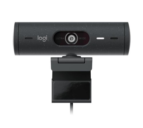 Веб-камера Logitech Webcam Brio 500, 1920x1080, GRAPHITE, 4Mp, защитная шторка, USB-C, [960-001422]