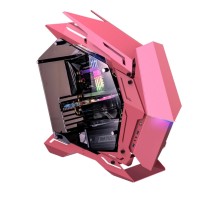 Корпус без блока питания/ Case JONSBO MOD-3, Full-Tower, TG, no fans, 2xUSB-A 3.0, EATX, ATX, mATX, mITX Pink