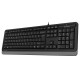 Клавиатура A4Tech Fstyler FK10 черный/серый USB (FK10 GREY)