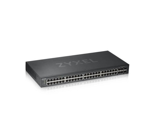 Коммутатор/ ZYXEL GS1920-48v2 Hybrid Smart switch ZYXEL Nebula Flex, 44xGE, 4xCombo (SFP/RJ-45), 2xSFP, Standalone / cloud management