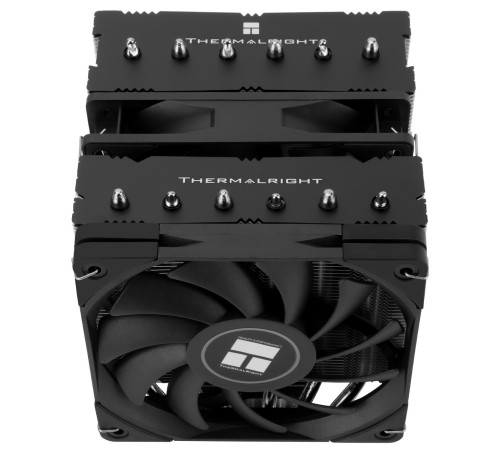 Кулер для процессора/ CPU Cooler Thermalright Royal Knight 120 SE (4-pin PWM, 155mm, Ni/Cu, 6x6mm, 2x120mm, 66.17CFM/59CFM, 25.6dBA/26.1dBA, 1500RPM/1800RPM, S: 1200, 1700, 1851, 115X, AM4, AM5, silver, black) Кулер для процессора/ CPU Cooler Thermalright Royal Knight 120 SE (4-pin PWM, 155mm, Ni/Cu, 6x6mm, 2x120mm, 66.17CFM/59CFM, 25.6dBA/26.1dBA, 1500RPM/1800RPM, S: 1200, 1700, 1851, 115X, AM4, AM5, silver, black)