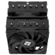 Кулер для процессора/ CPU Cooler Thermalright Royal Knight 120 SE (4-pin PWM, 155mm, Ni/Cu, 6x6mm, 2x120mm, 66.17CFM/59CFM, 25.6dBA/26.1dBA, 1500RPM/1800RPM, S: 1200, 1700, 1851, 115X, AM4, AM5, silver, black)