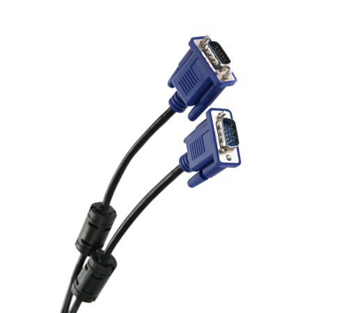 Кабель/ Кабель соединительный SVGA (15M/M) 1,8m 2 фильтра TV-COM <QCG120H-1.8M>