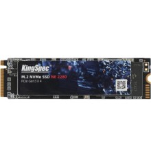 Твердотельный накопитель KingSpec SSD 128GB M.2 2280 PCIe 3.0 x4 NVMe R1800/W600MB/s 3D TLC MTBF 1M 96200/76400 IOPS 87TBW