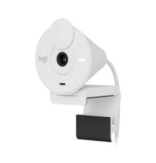 Веб-камера Logitech Webcam Brio 300, 1920x1080, Off-White, защитная шторка, USB-C, [960-001442]