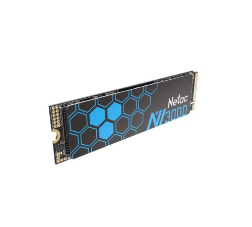 SSD накопитель Netac SSD NV3000 2TB PCIe 3 x4 M.2 2280 NVMe 3D NAND, R/W up to 3300/2900MB/s, IOPS(R4K) 320K/280K, TBW 1200TB, with heat sink, 5y wty