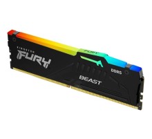 Оперативная память Kingston 16GB 6000MT/s DDR5 CL30 DIMM FURY Beast RGB XMP