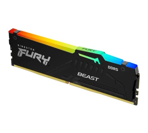 Оперативная память Kingston 16GB 6000MT/s DDR5 CL30 DIMM FURY Beast RGB XMP
