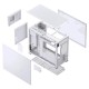 Корпус без блока питания/ Case JONSBO D31 MESH SCREEN, Mini-Tower, TG, no fans, 1xUSB-A 3.0 + 1xUSB-C 3.2, mATX, mDTX, mITX White