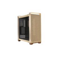Корпус без блока питания/ Case InWin Dubili, Full-Tower, TG, 4x140mm, 2xUSB-A 3.2 + 1xUSB-C 3.2, E-ATX, ATX, mATX, mITX Champagne Gold