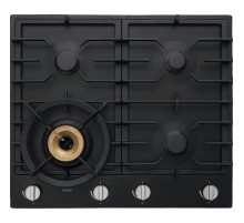 Встраиваемые газовые панели ASKO/ Арт. 476470 ПРОМО ; газовая, 4.8 х 60 х 52.6, 4 конфорки, конфорка повышенной мощности Super Vario Wok, механическое управление, поворотные переключатели, цвет: антрацит