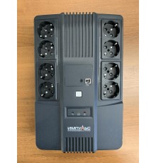 ИБП МАСТЕР 800, 800/480 Ва/Вт, LED, USB, RJ11/RJ45, SCHUKOx8