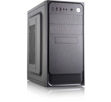 Корпус с блоком питания 450Вт./ Case Forza mATX, 450W, 2xUSB3.0, Black, w/o FAN, 12 cm fan PSU, power cord