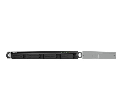 Сетевое хранилище без дисков/ SMB QNAP TS-464U-RP-8G NAS 4 HDD trays, rackmount 1U, 2 PSU. 4-core Intel Celeron N5105/N5095 2.0-2.9 GHz, 8 GB RAM MAX, 2x2.5 Gigabit Ethernet, 4xUSB, 1xHDMI . PCIe Gen 3 x2 , W/o rail kit RAIL-B02 Сетевое хранилище без дисков/ SMB QNAP TS-464U-RP-8G NAS 4 HDD trays, rackmount 1U, 2 PSU. 4-core Intel Celeron N5105/N5095 2.0-2.9 GHz, 8 GB RAM MAX, 2x2.5 Gigabit Ethernet, 4xUSB, 1xHDMI . PCIe Gen 3 x2 , W/o rail kit RAIL-B02