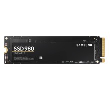 Твердотельные накопители/ Samsung SSD 980, 1000GB, M.2(22x80mm), NVMe 1.4, PCIe 3.0 x4, 3-bit MLC, R/W 3500/3000MB/s, IOPs 500 000/480 000, TBW 600, DWPD 0.33 (12 мес.)