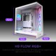 Корпус без блока питания/ Case NZXT H9 Flow RGB+ (2025), Midi-Tower, TG, 6x140mm RGB + 1x120mm RGB, 2xUSB-A 3.2 + 1xUSB-C 3.2, E-ATX, ATX, mATX, mITX White