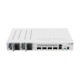 Коммутатор/ CRS504-4XQ-IN Cloud Router Switch with Quad-Core A9531 650 MHz CPU, 16 x 25G port 98DX4310 switch chip, 64 MB RAM, 4 x 100G QSFP28 ports, 1 x 100Mbit Eth port for management, RouterOS L5, desktop case