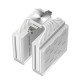 Кулер для процессора DEEPCOOL AG620 WH ARGB V2 LGA20XX/1700/1200/115X/AM5/AM4 (9шт/кор, TDP 260W, PWM, ARGB DUAL Fan 120mm, 6 тепл. трубок, белый) RET (R-AG620-WHAMMN-GJD)